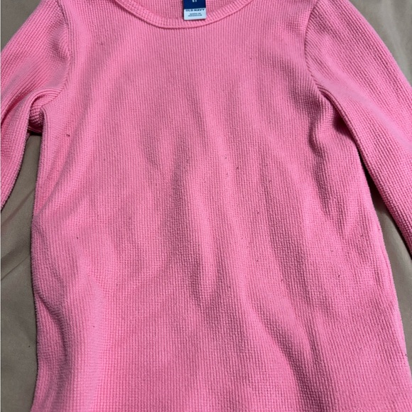 Old Navy Girls Long Sleeve Floral and Solid Tops Set 🌸👧💖 - Picture 3 of 3